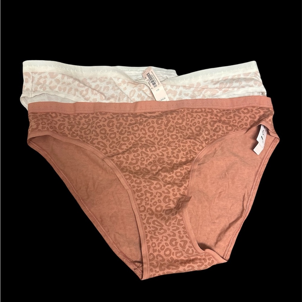 Victorias Secret Leopard Print Bikini Panties Size Large